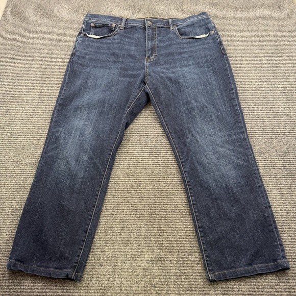 Lucky Brand Other - Lucky Brand Classic Straight Jeans Men's 38x30 Actual 38x27 Distressed Blue
